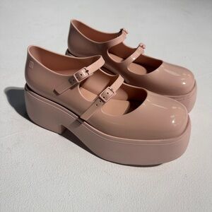 MELISSA Platform Jelly Mary Jane Shoes (Farah)